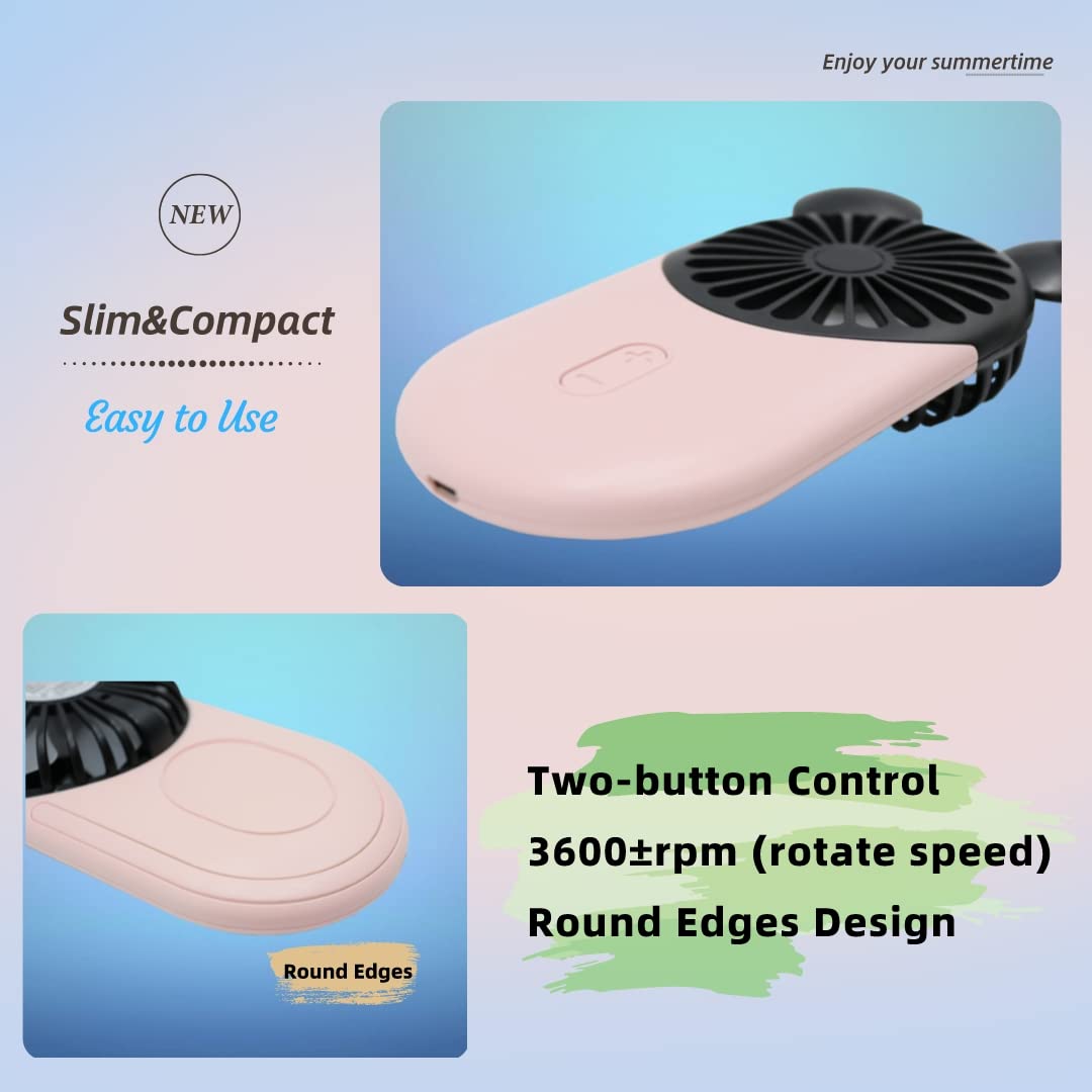 DecoLife Cute Handheld Mini USB Fan