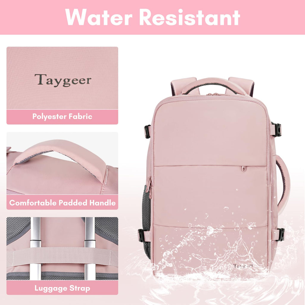Pink Travel Backpack