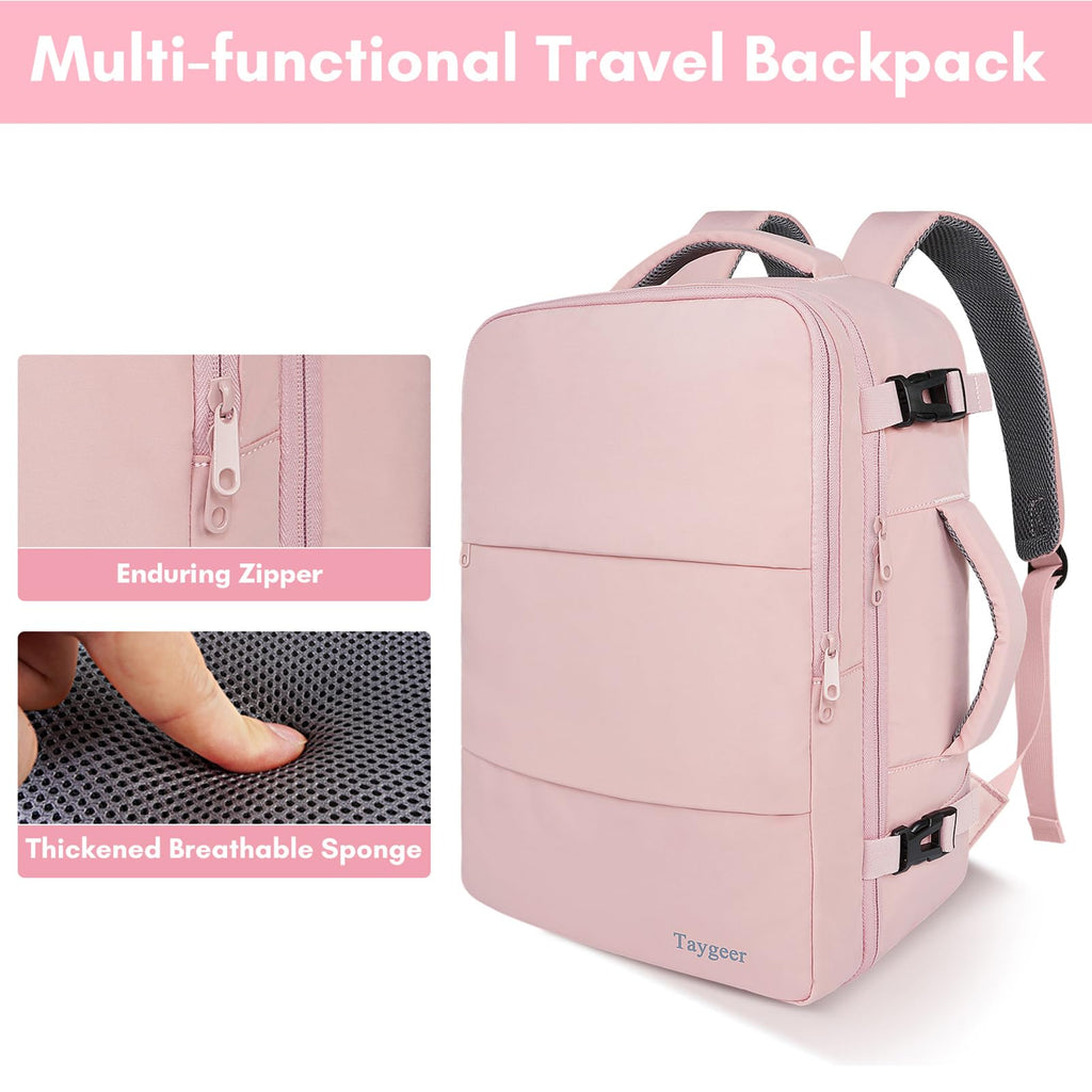 Pink Travel Backpack