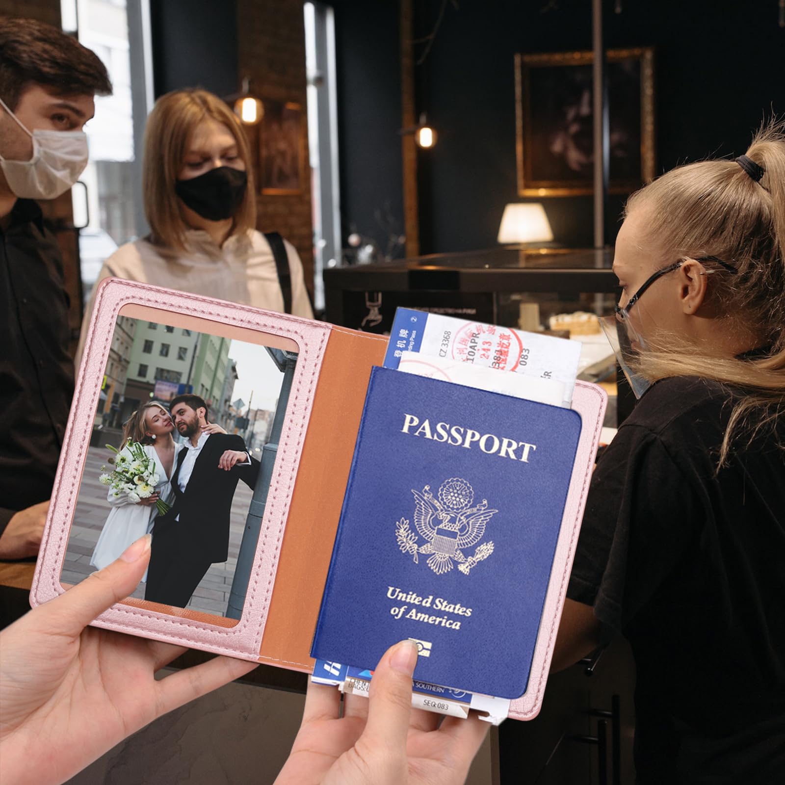Passport Holder Trave 2Pcs