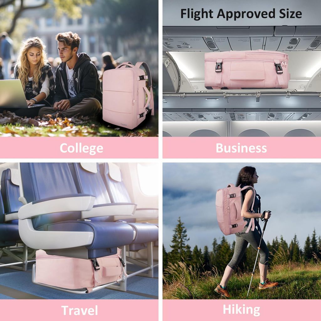 Pink Travel Backpack