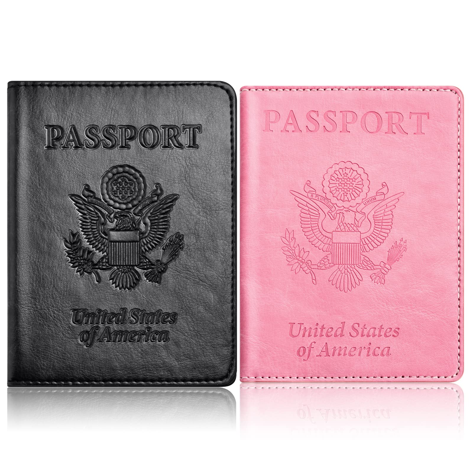 Passport Holder for Travel 2 Pcs