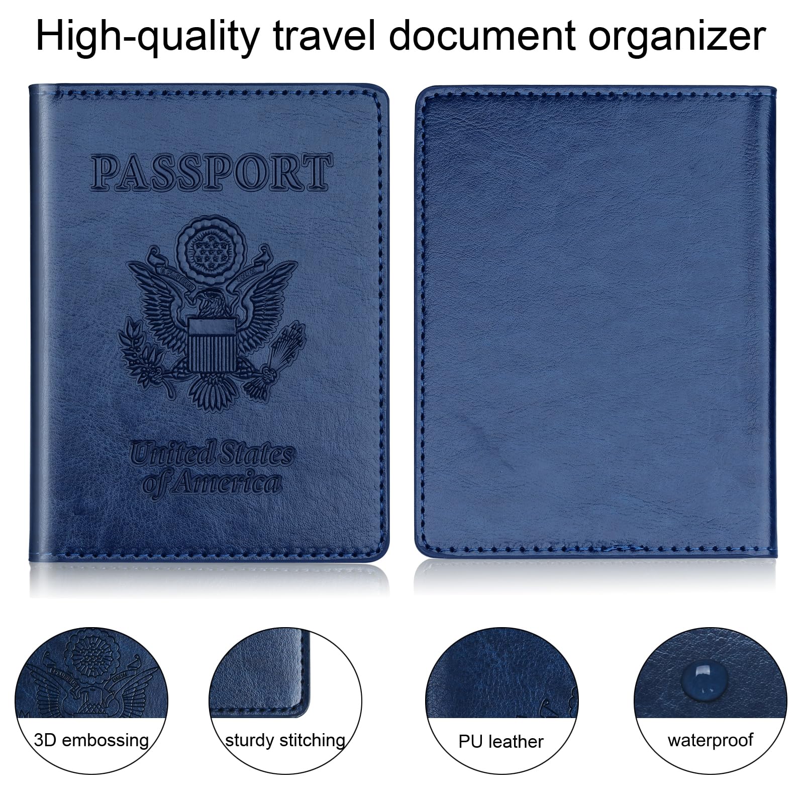 Passport Holder Trave 2Pcs