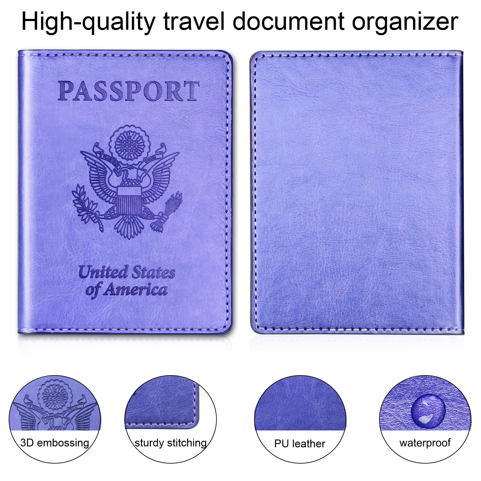Passport Holder Trave 2 Pcs