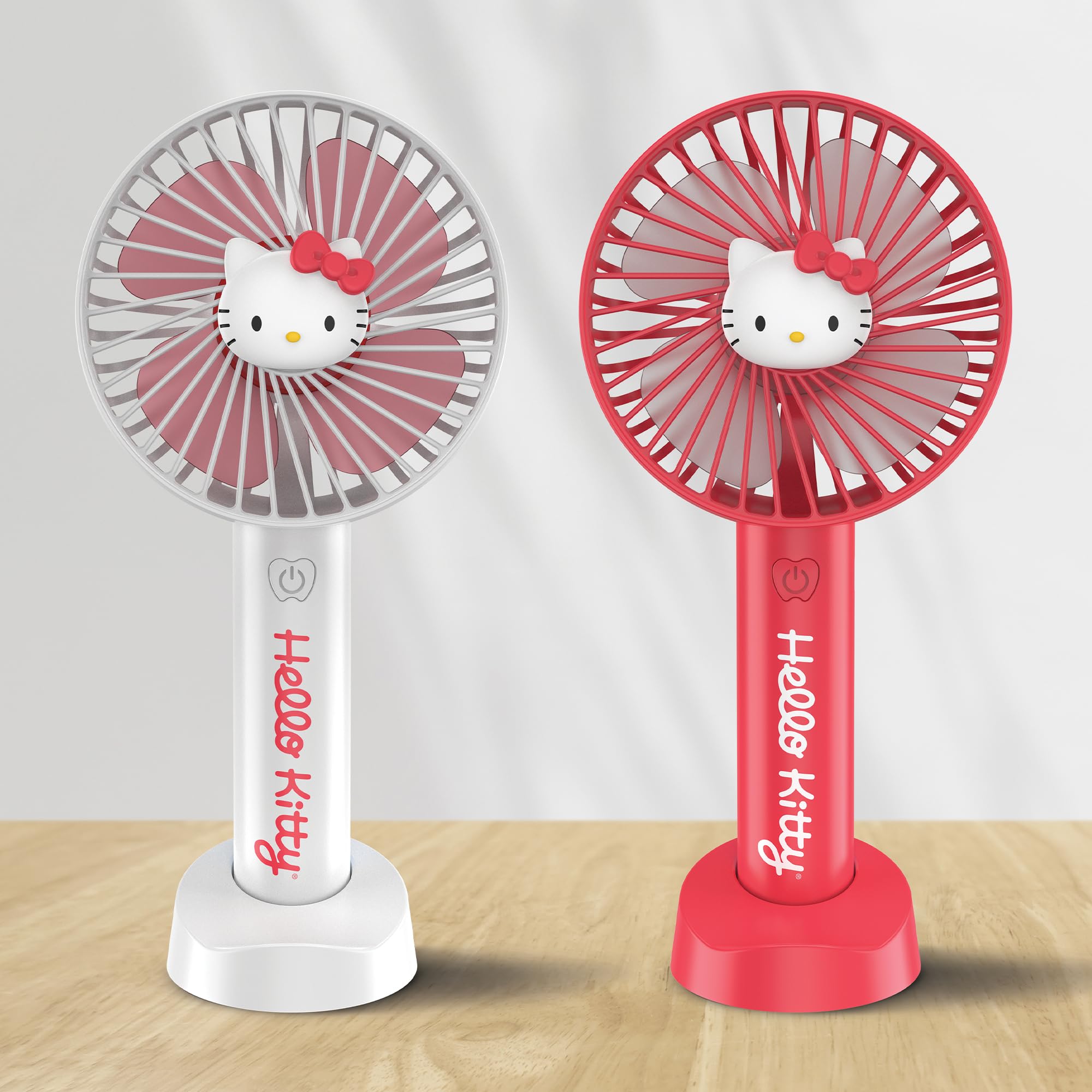 Hello Kitty 2-Pack Handheld Fan with Tabletop Stand
